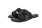 Leather slippers
