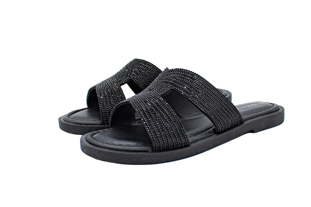 Leather slippers