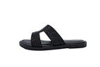 Leather slippers