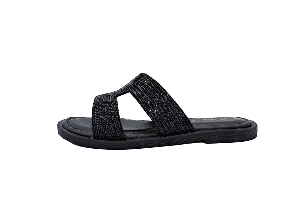 Leather slippers