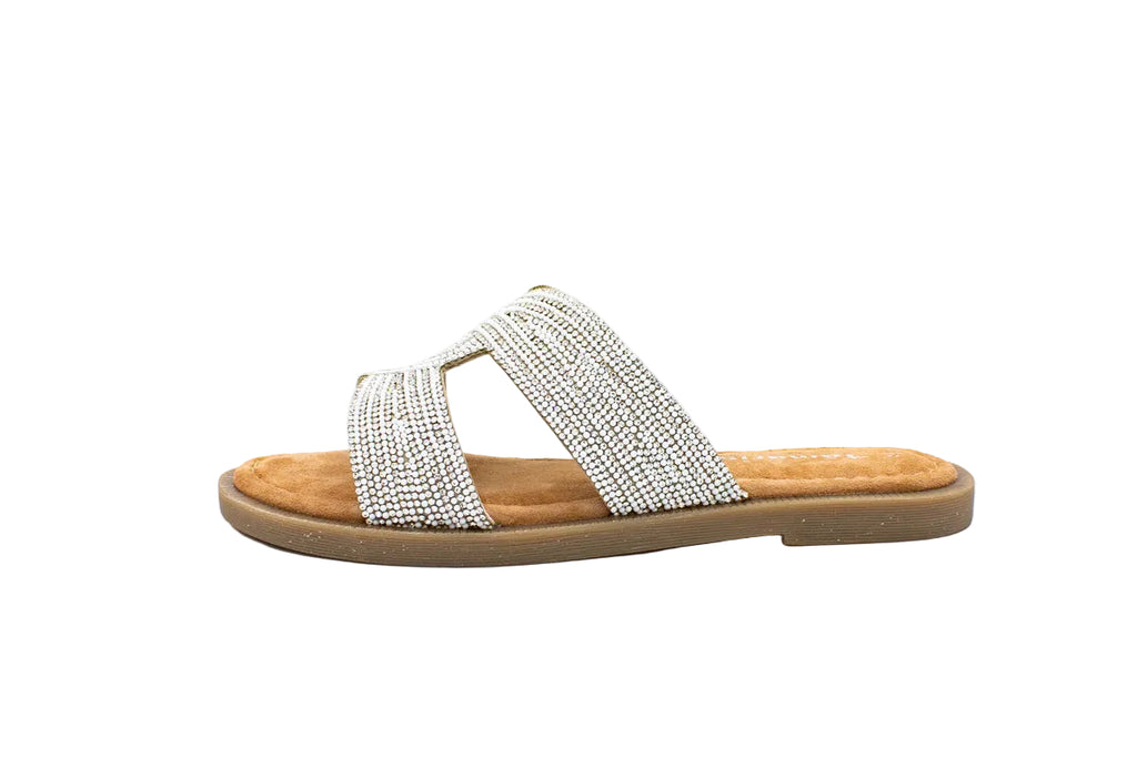 Ciabatte in pelle bianco