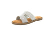 Ciabatte in pelle bianco