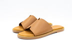 Leather slippers