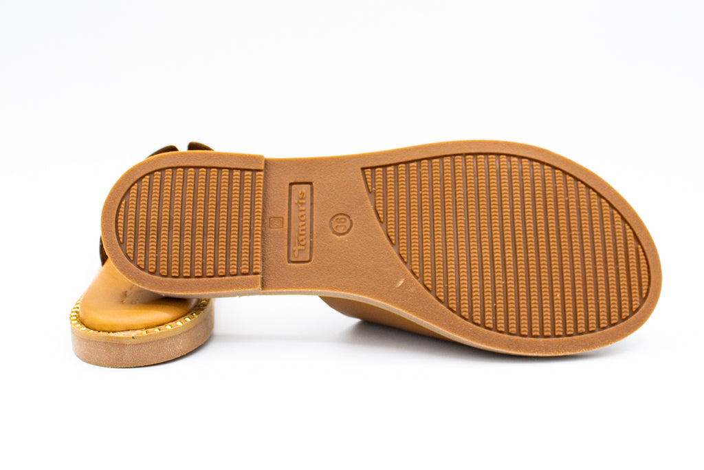 Leather slippers