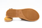Leather slippers