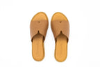 Leather slippers