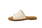 Leather slippers