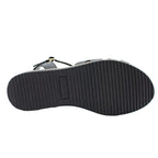 Sandali comfort donna in pelle nero