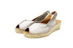 Espadrillas Bernia-P argento silver