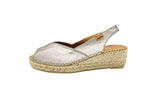 Espadrillas Bernia-P argento silver