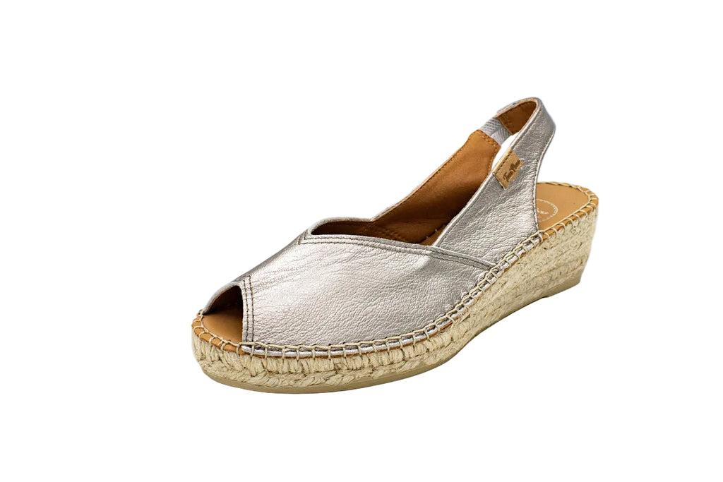 Espadrillas Bernia-P argento silver