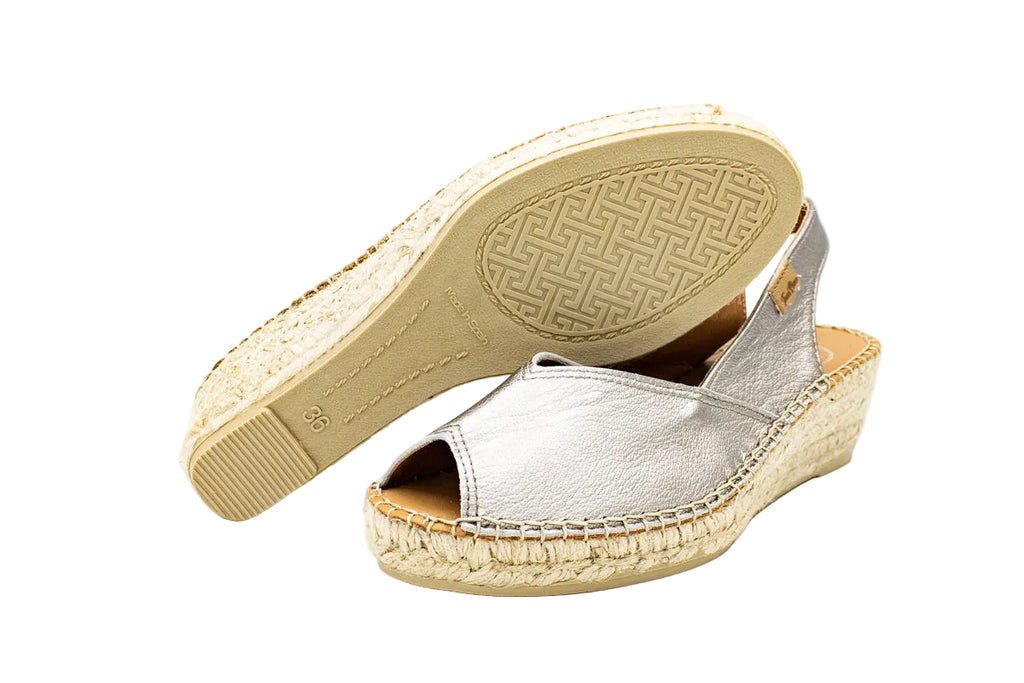 Espadrillas Bernia-P argento silver