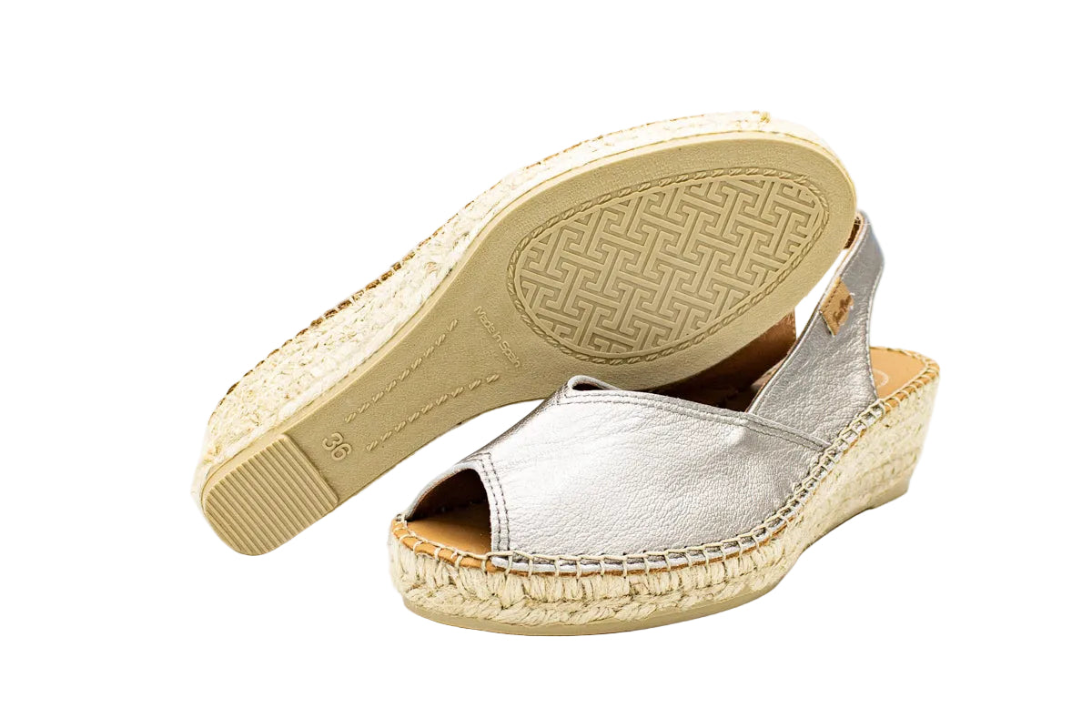 Espadrillas Bernia-P argento silver