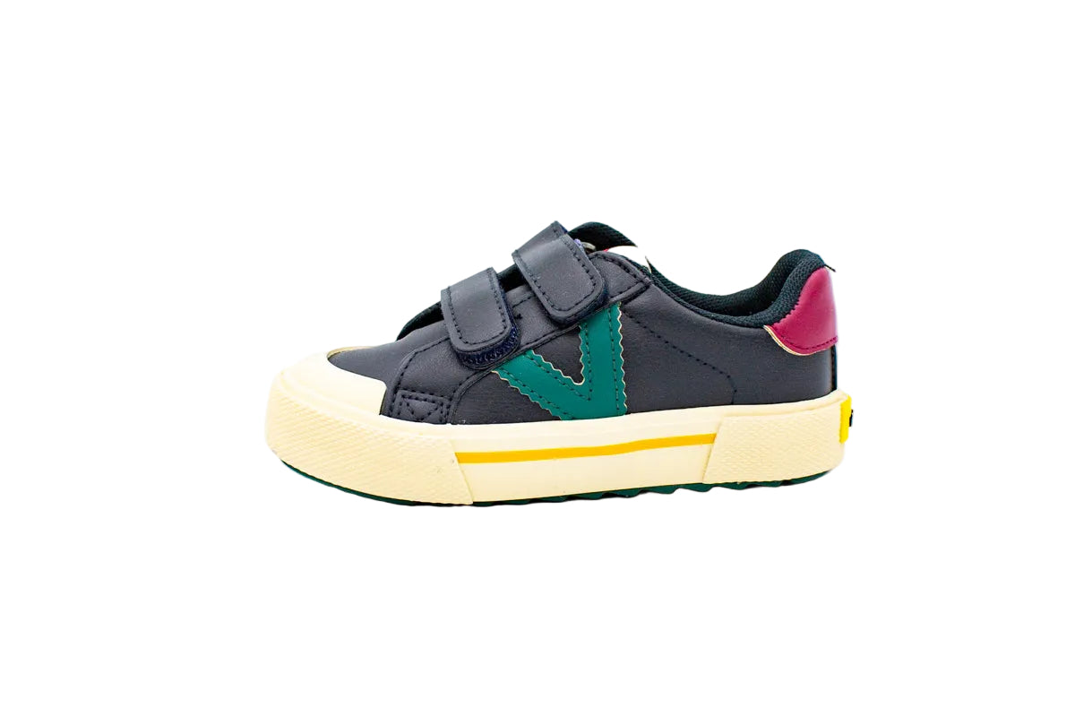 Sneakers due velcri blu