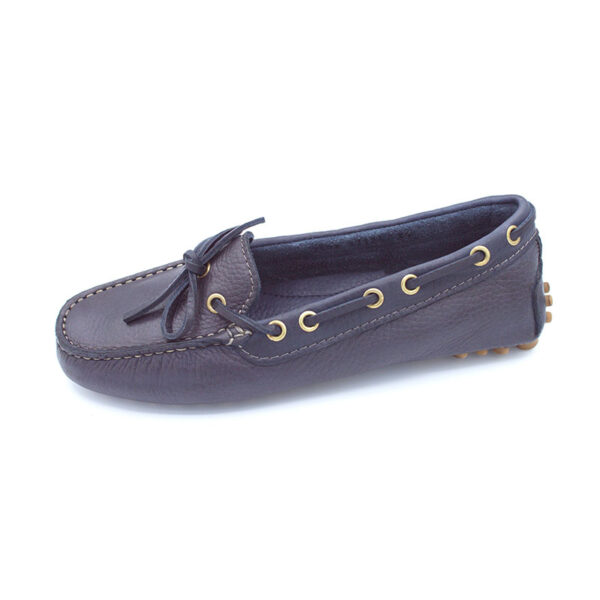 Mocassino in pelle mousse