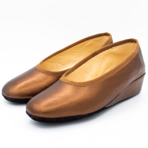 Pantofola Chiusa in Nappa con Zeppa
