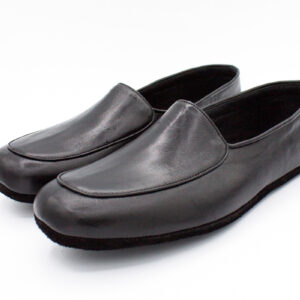 Pantofola Chiusa in Pelle Tacco Zero
